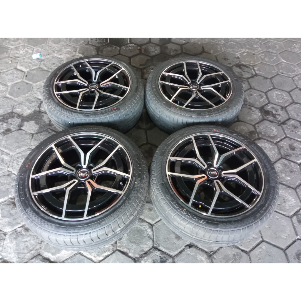 VELG MOBIL SEKEN KIMIKA HSR IMPOR RING 19X8-9 BUAT 5X112 ET45 BAN 245 45 R19 COCOK BUAT INOVA WULING