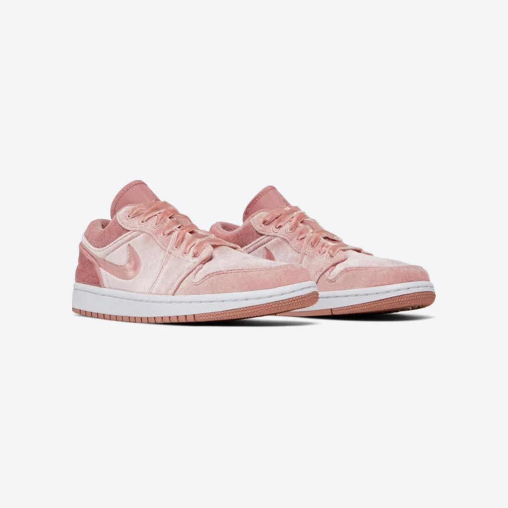 Air Jordan 1 Low Pink Velvet Rush Pink Womens