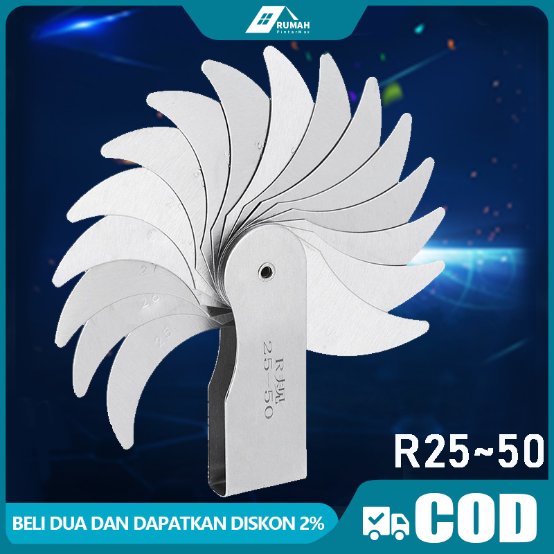 Radius Gauge/Alat Ukur Radius/Alat Pengukur Radius/Alat Ukur Celah/R Gauge