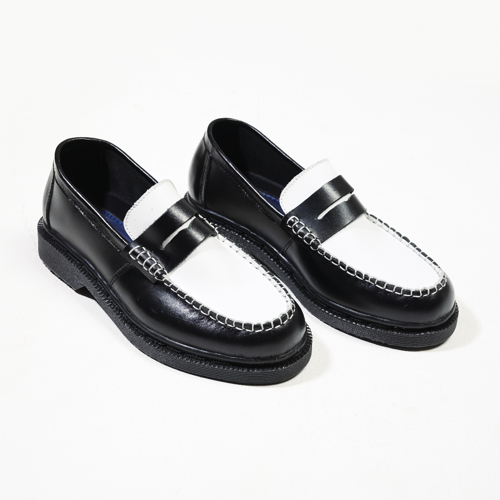 FLOODY BLUE | DAPPER BLACK WHITE | PENNY LOAFERS