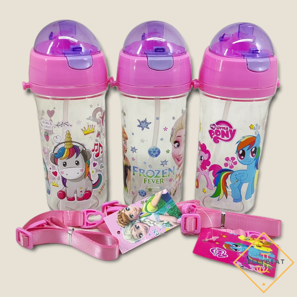 Botol minum sedot anak karakter bpa free (3650)