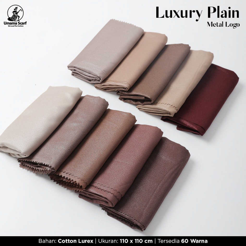 PART 2 Jilbab LUXURY PLAIN LASERCUT by UMAMA - METAL LOG0