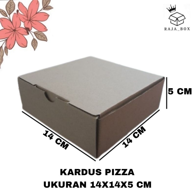 

Kardus Pizza 14x14x5 Kardus Kemasan Pizza Die Cut Polos