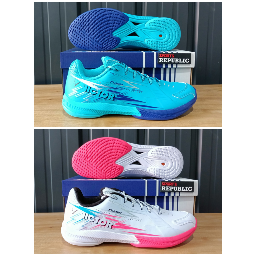 (sz 37-44) Sepatu Badminton Victor FLASH original