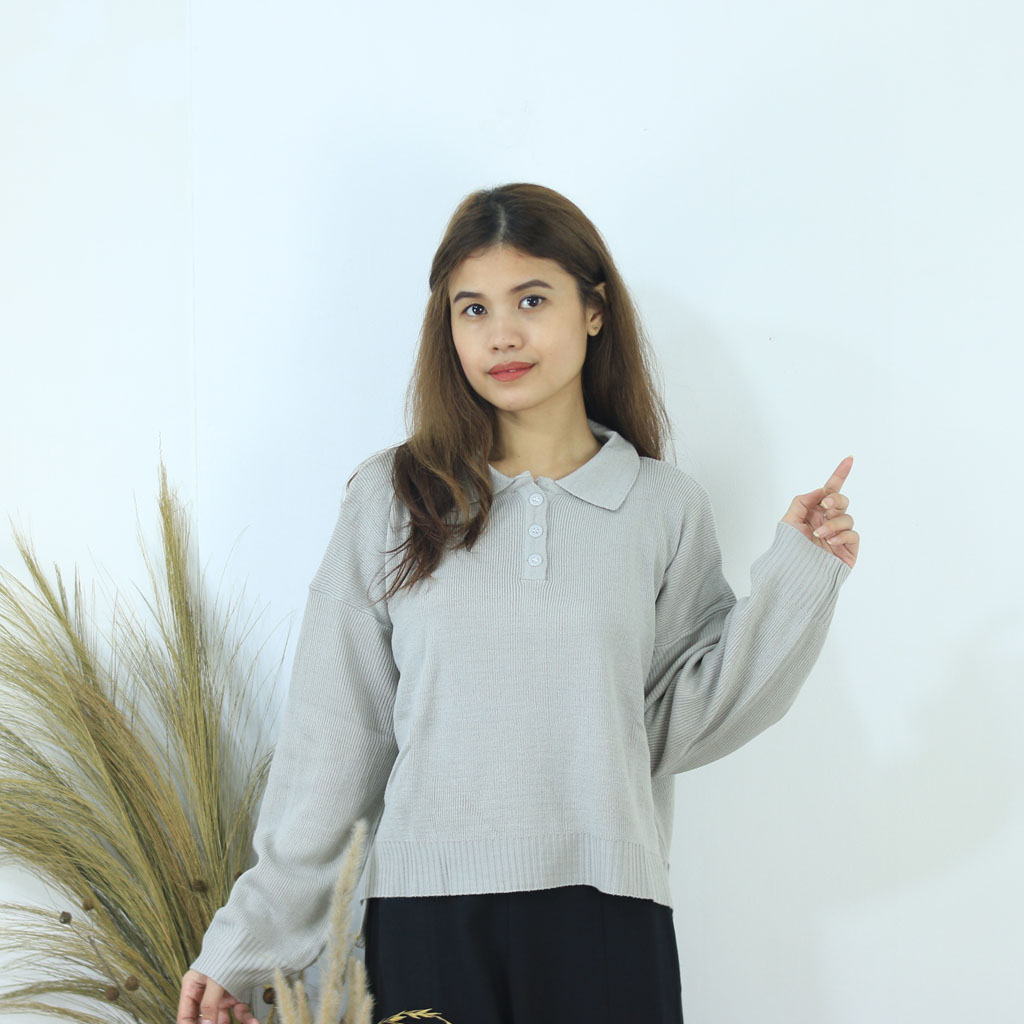 Enzy Sweater Korean Style • Atasan sweater rajut