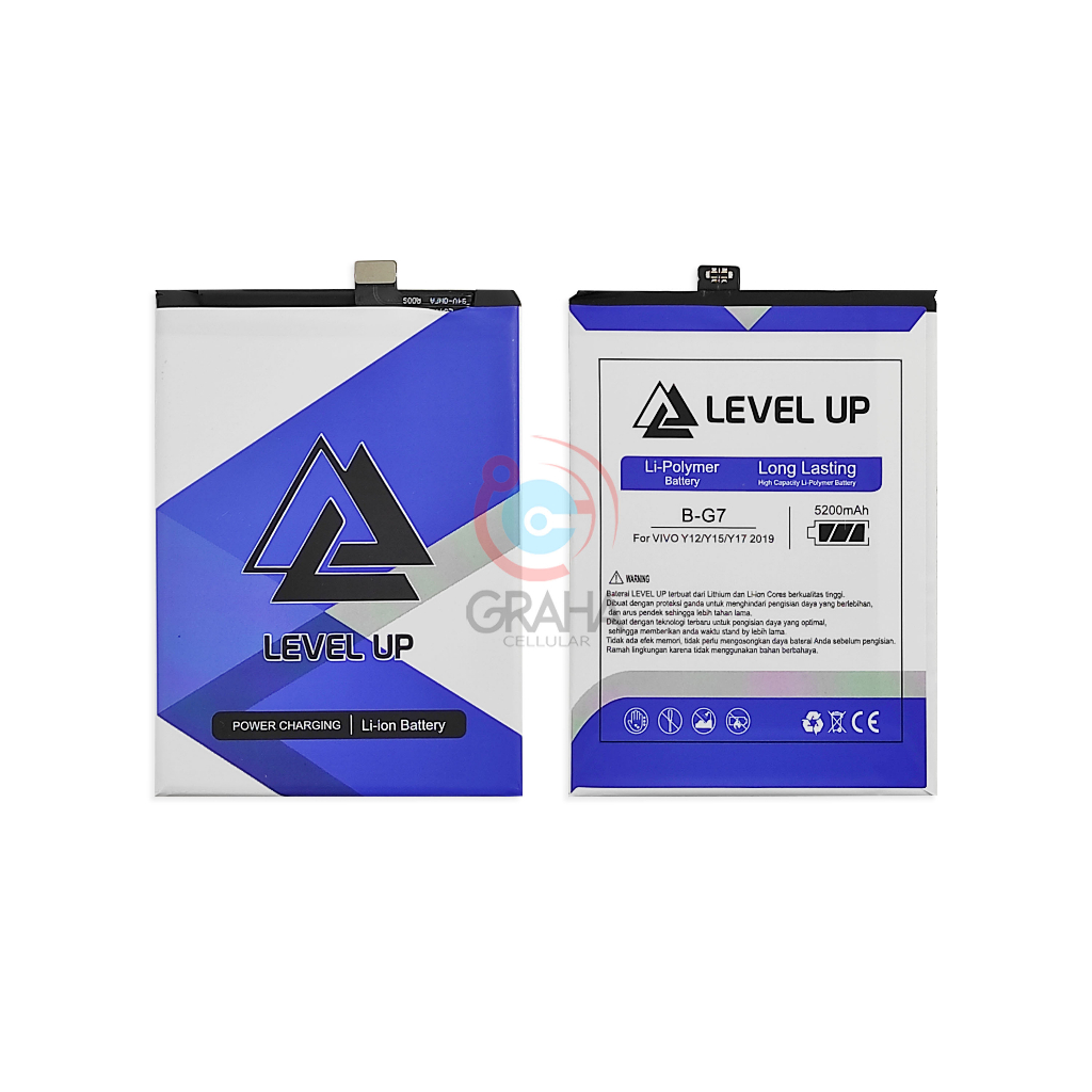 BATERAI / BATTERY / BATRE VIVO Y12 / Y15 / B-G7 DOUBLE IC LEVEL UP