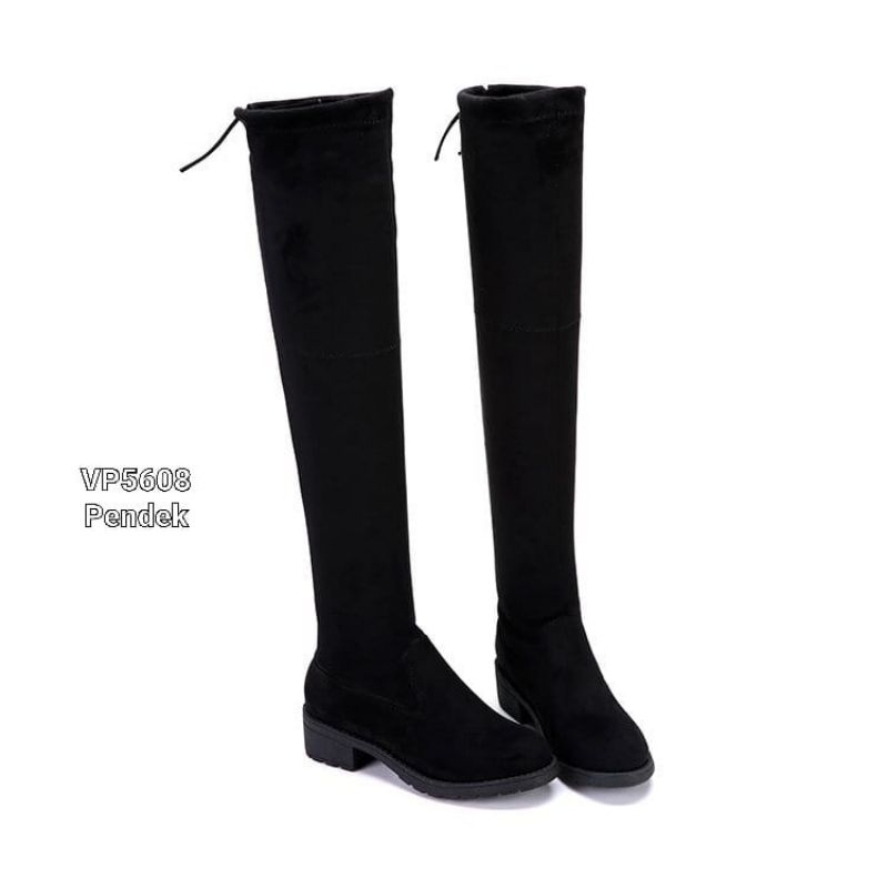 Boots winter overknee STYLE Korea VP5608 2 type tinggi dan pendek