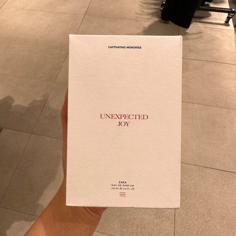 ORI ZARA STORE CAPTIVATING MEMORIES UNEXPECTED JOY EDP 100 ML (3.4 FL. OZ).