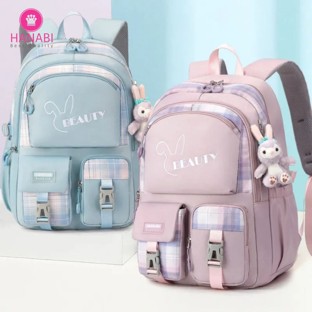 HANABI-tas ransel sekolah BEAUTY tas wanita tas jalanjalan tas anakanak