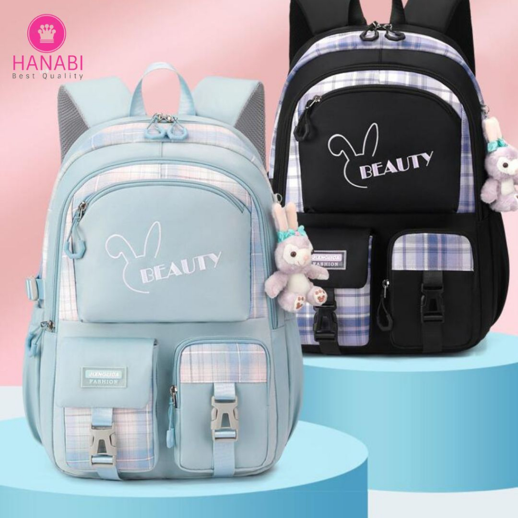 HANABI-tas ransel sekolah BEAUTY tas wanita tas jalanjalan tas anakanak