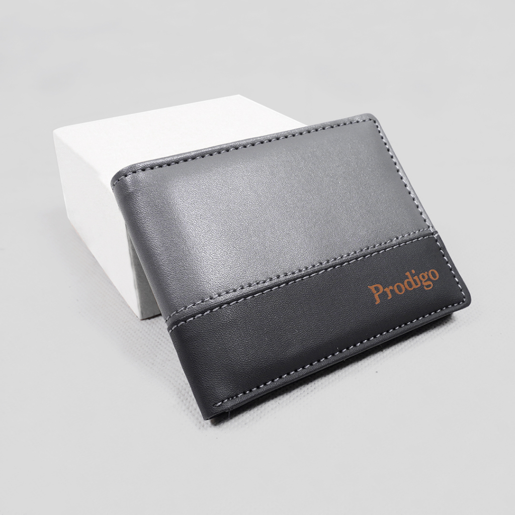 Prodigo * Dompet LIpat Pria Gilen Motif 2 I Dompet Kulit Sintetis I Dompet Kulit Pria I Simple Wallet Premium-1