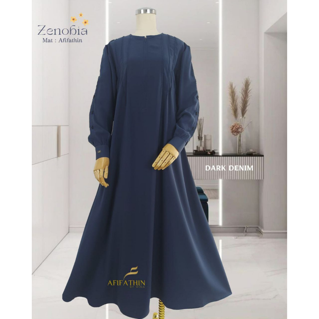 ZENOBIA by AFIFATHIN klambieakhwat | krah bulat anti gerah