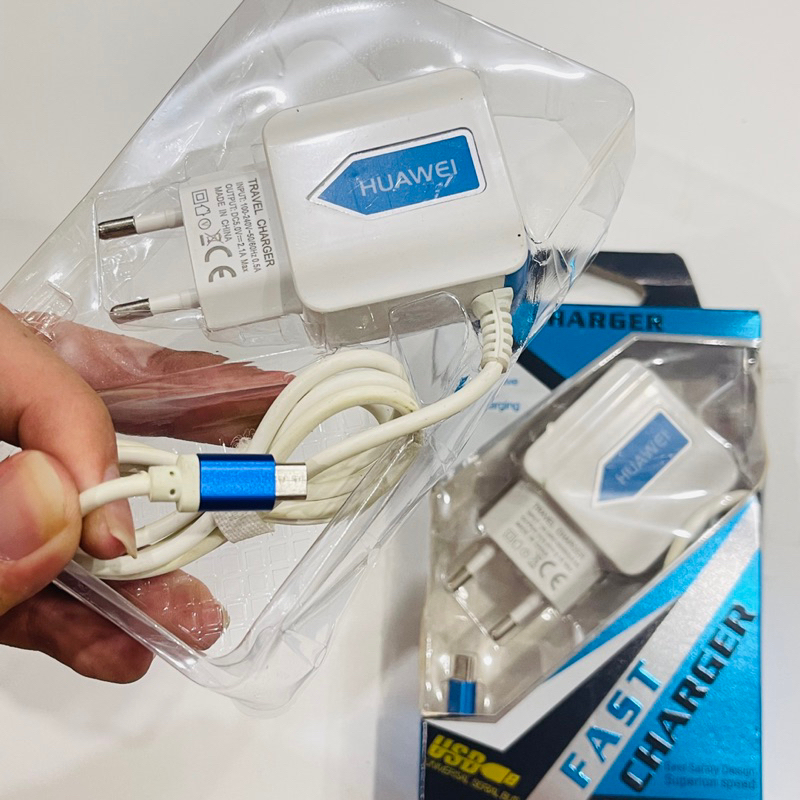 Charger Adaptive Fast Charging USB to Micro Huawei Blue