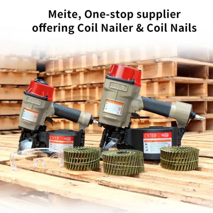 AIR NAILER GUN STAPLES ANGIN PAKU COIL Meite