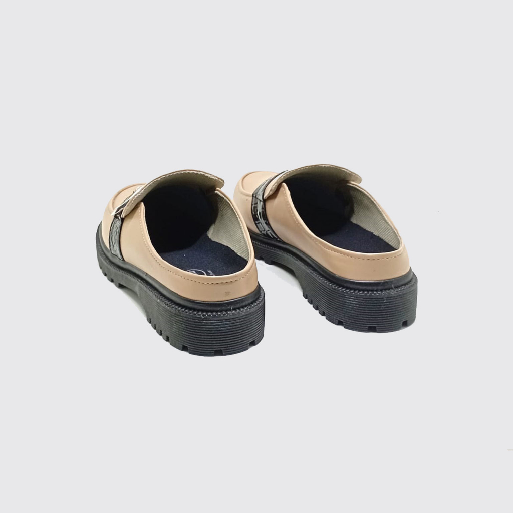 MULES SLIP ON DOCMART MOCCA - Sepatu Sandal Wanita Ukuran Besar Super Jumbo Big Size