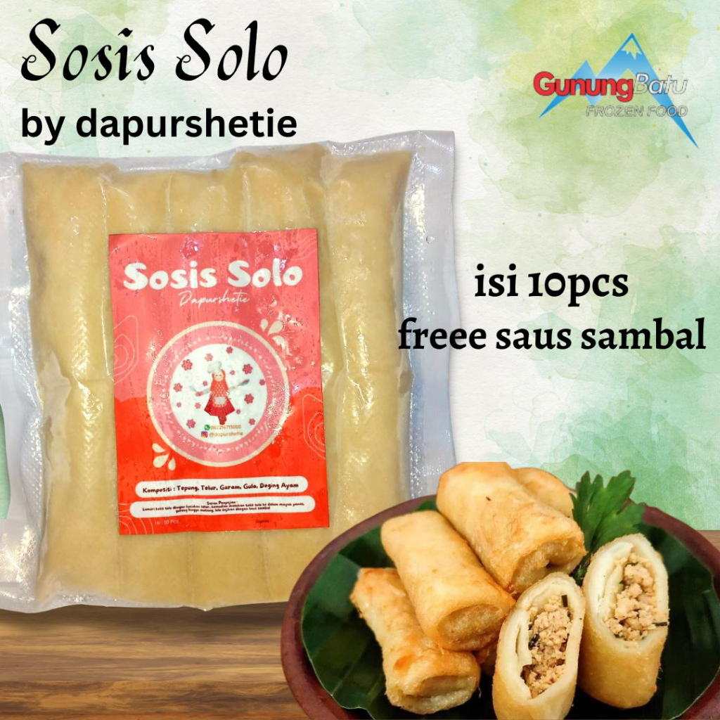 

SOSIS SOLO ORIGINAL & MERCON BY DAPUR SHETIE