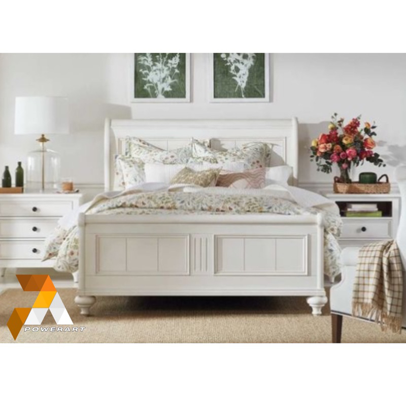 DIPAN TEMPAT TIDUR MINIMALIS DUCO PUTIH