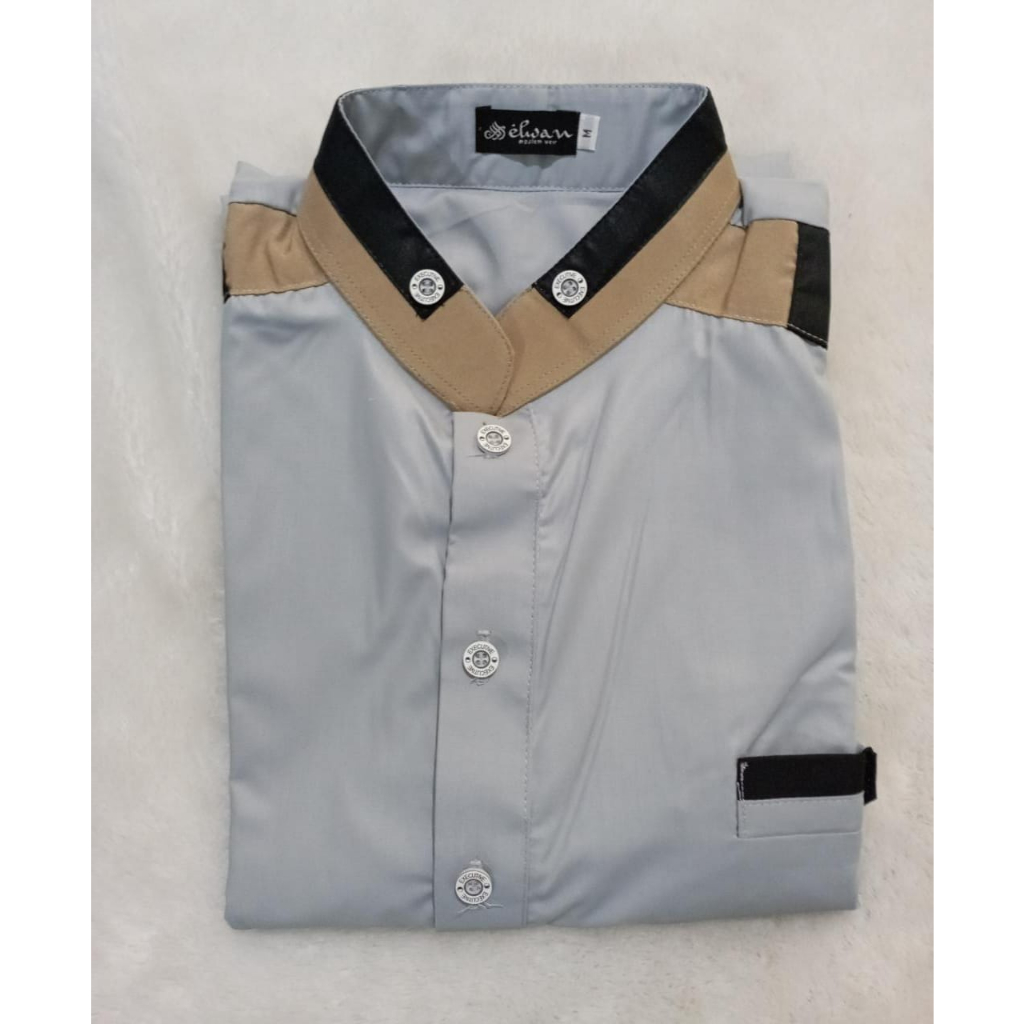 GAMIS ELWAN LIS COKLAT SUSU