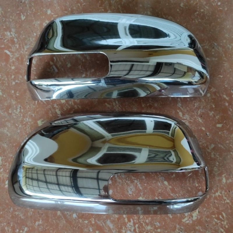 cover tutup spion toyota rush / terios lama 2007 sampai 2017 chrome crome tempel 2016 2015 2014 2013
