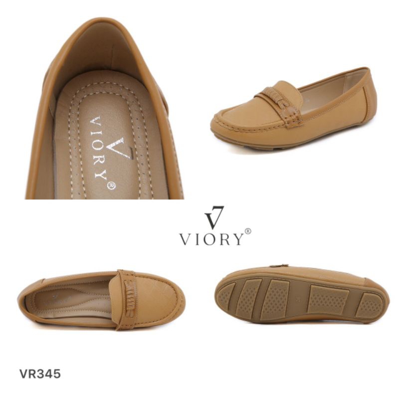 VIORY Sepatu Flat Loafers Shoes #VR345 ORIGINAL