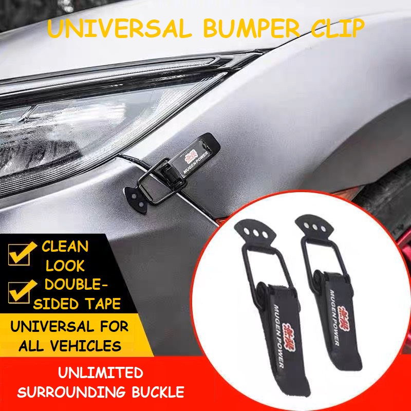 LUCKYMALL UNIVERSAL CLIP BUMPER UKURAN SMALL KECIL KLIP RACING LOGO MOBIL JDM KANCING PENAHAN MODIFIKASI MODIFICATION