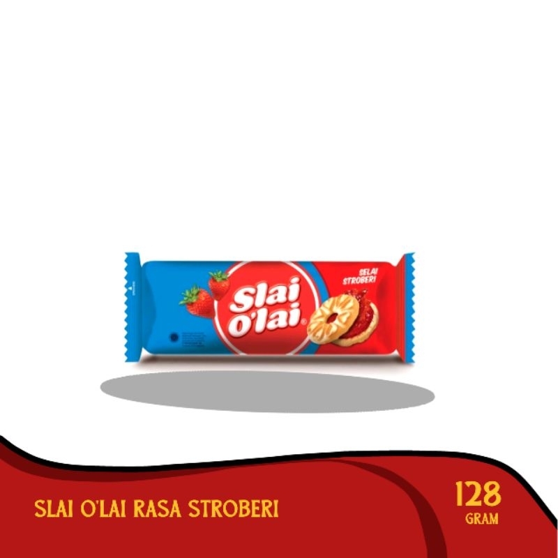 

Slai O'lai Biskuit Selai Strawberry 128 g