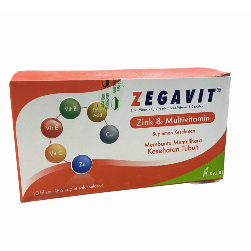 ZEGAVIT STRIP 6 Tablet Multivitamin dan Zinc