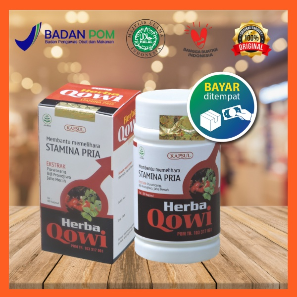 Herbal stamina pria kuat dan tahan lama mengobati ejakulasi dini dengan kapsul herba qowi alami