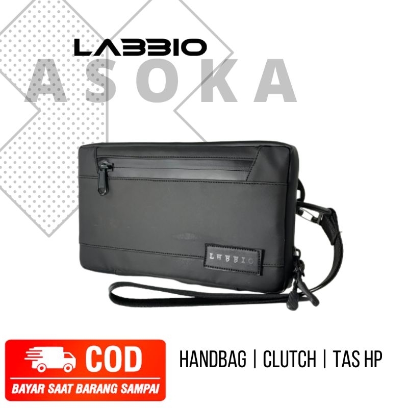 Clutch bag / Handbag / Sling bag warna Hitam Multifungsi LABBIO ASOKA