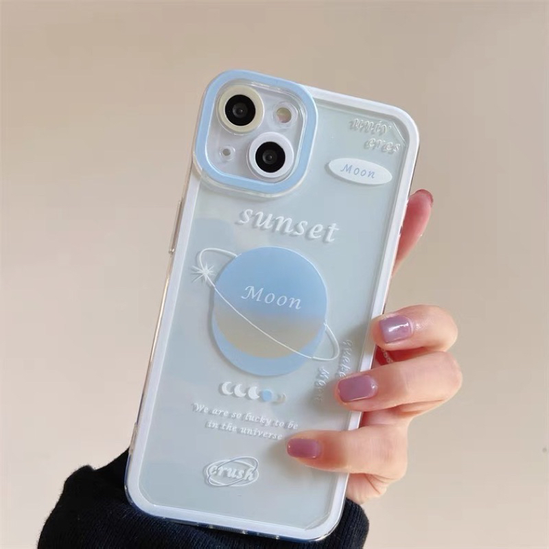 [TPC] NEW! Phone Case Iphone HP Sunset Moon Cute Case For iPhone 13 12 11 PRO MAX XR X XS MAX 8 PLUS 7 PLUS 8 7