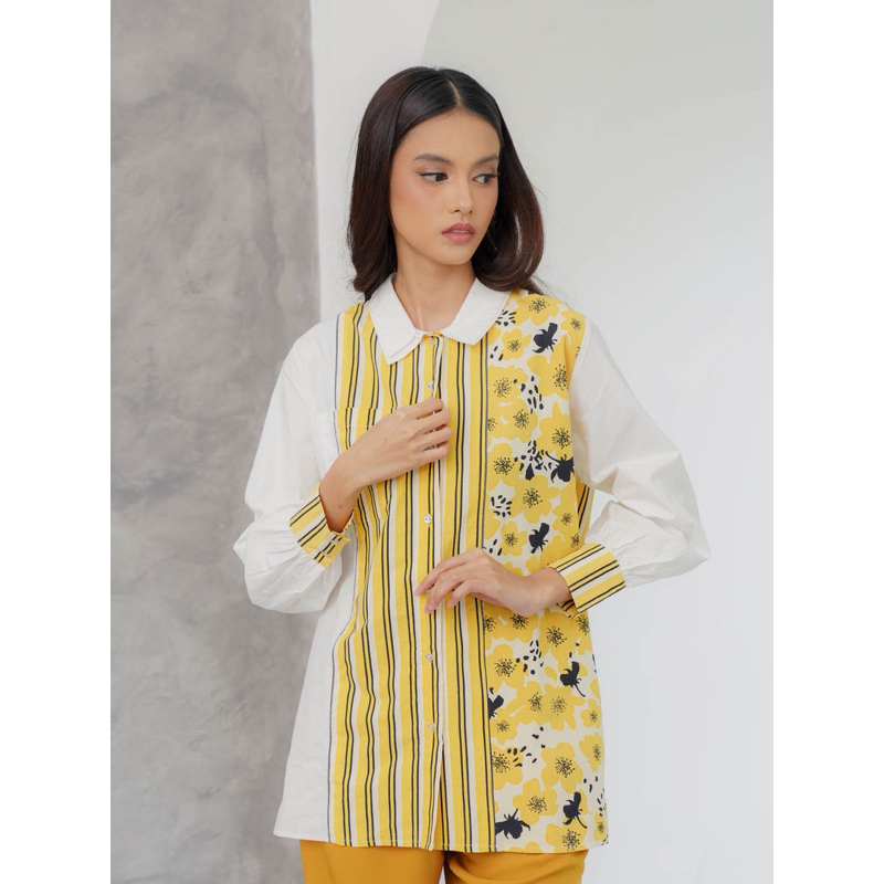 New aleza gaura top white S