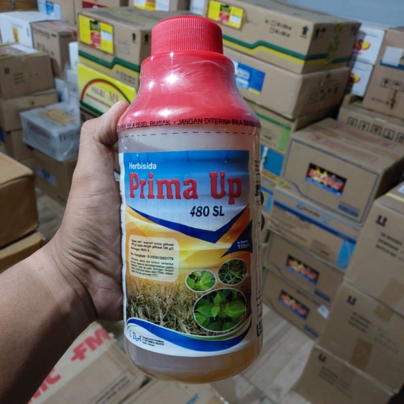 HERBISIDA PRIMA UP 480 SL 1 LITER PEMBASMI RUMPUT SAMPAI AKAR GLIFOSAT 480