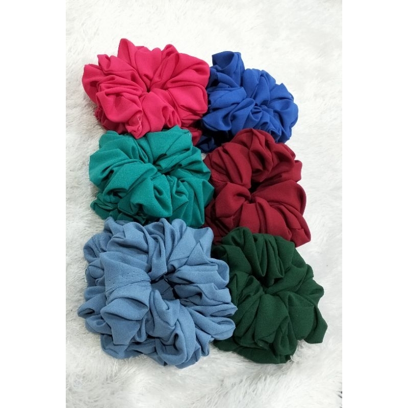 Scruncy / cepol hijab / bahan crepe besar