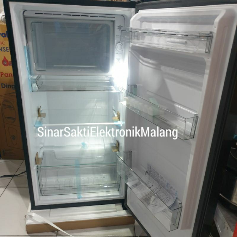 Kulkas Aqua 1 Pintu AQR 185 MDS Lemari Es Defrost Murah Low Watt AQR 185MDS Malang