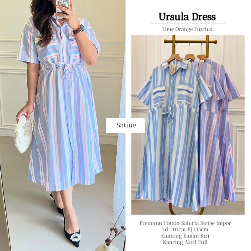 URSULA DRESS // DRESS WANITA // ORI BY SATINE