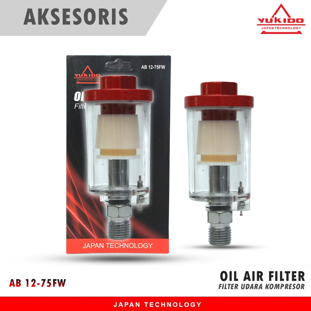 YUKIDO Air Filter Water Filter Saringan Udara Spray Gun Penyaring Kompresor TERLARIS