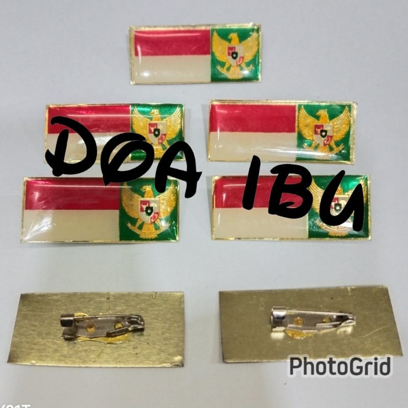 

best seller pin paskibra pin MPG(merah putih garuda) dasar hijau ready stock