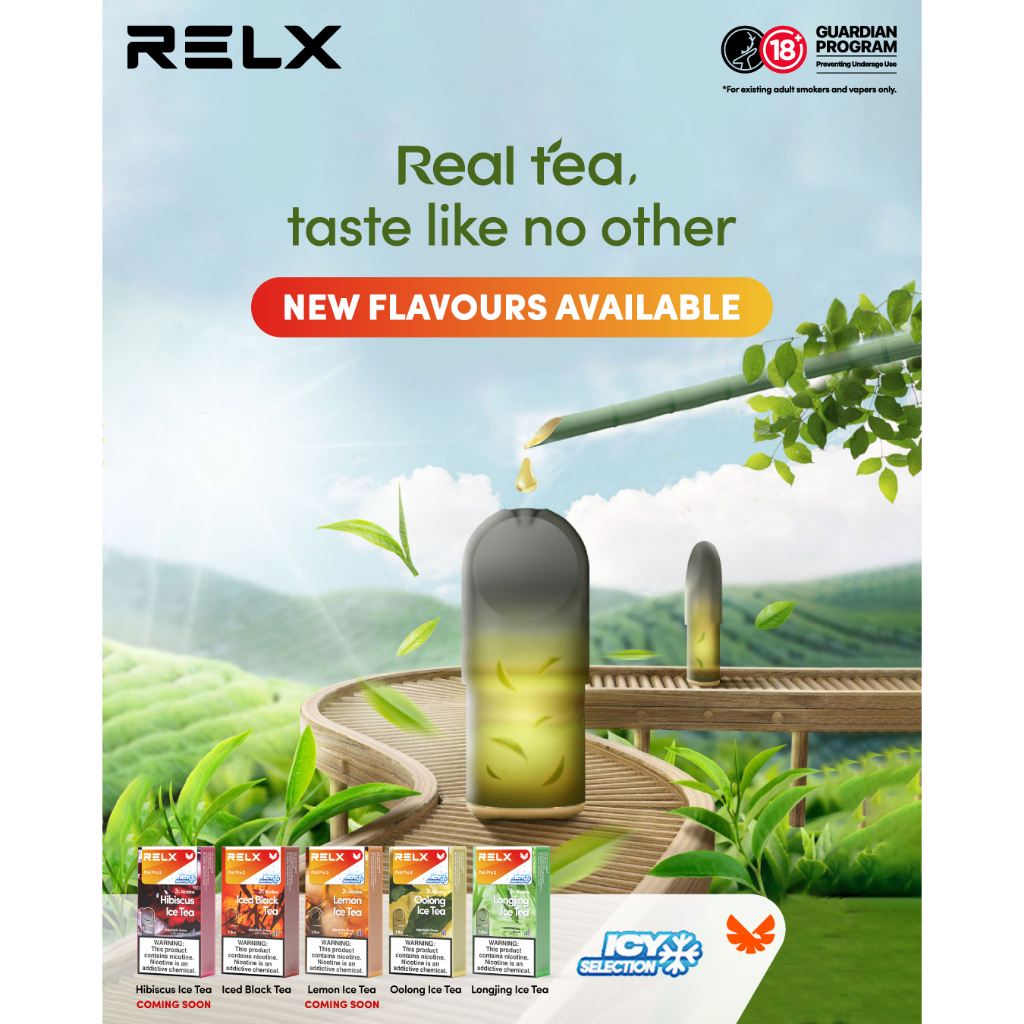 All Flavors Relx Refill INFINITY Pack Semua Rasa