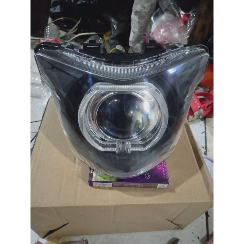 Reflektor MX King Plus Lampu Biled Aes Set Batok High Quality