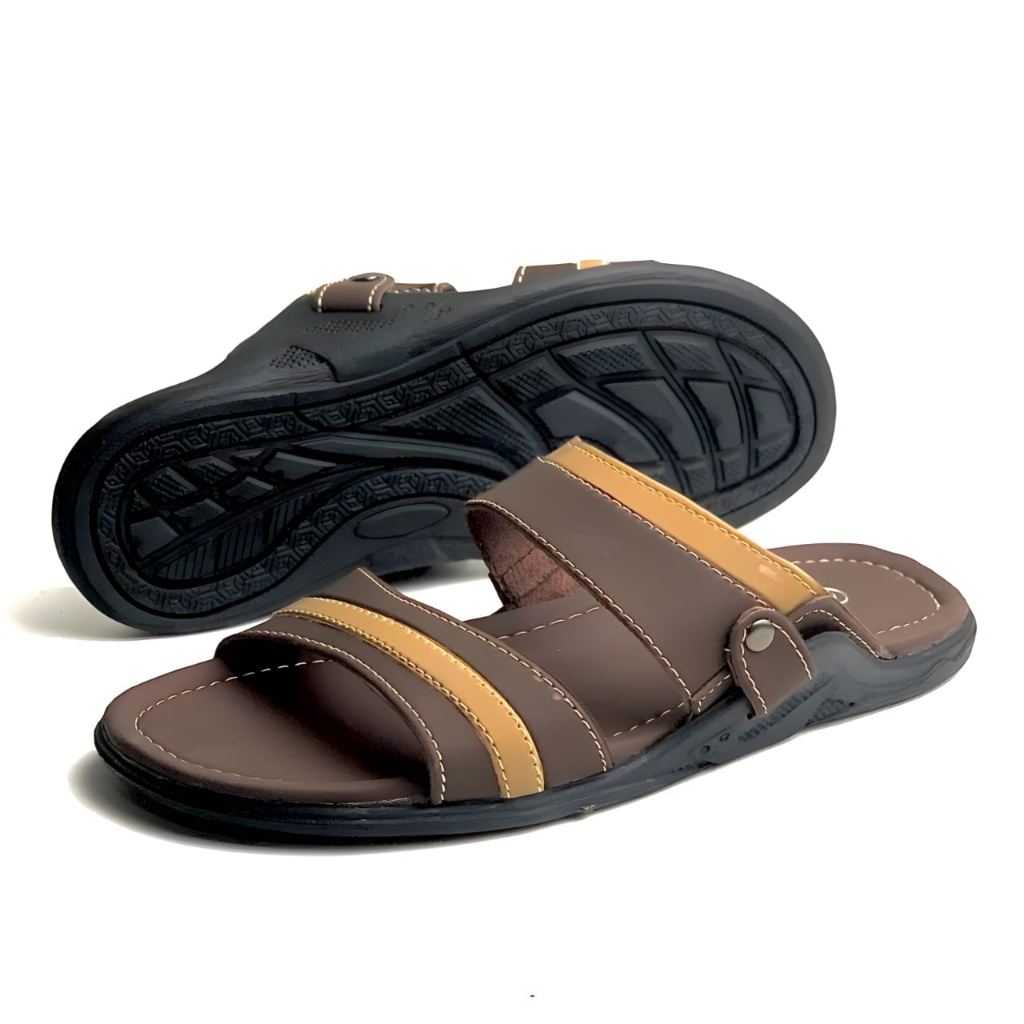 Furenic Sandal Slide Slop Pria Kulit Dewasa Original Furenic Sendal Selop Cowok Kekinian Casual Santai