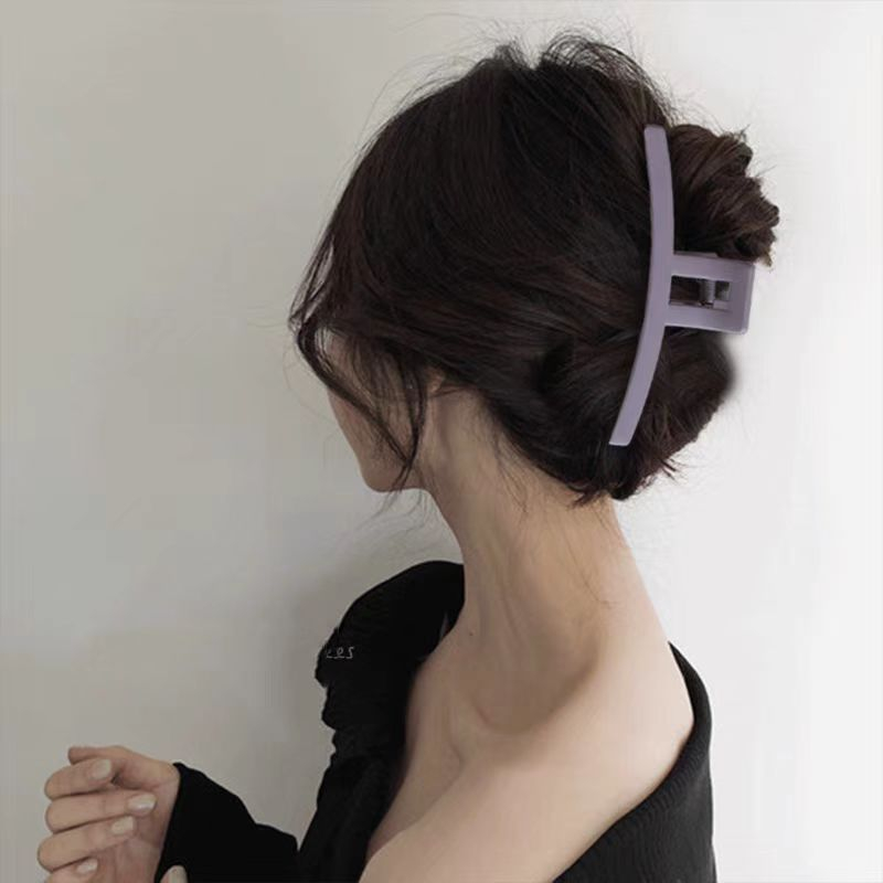 (Hello Girl)F247 Jepit Rambut Wanita Motif T Ukuran 13 CM Gaya Korea Import