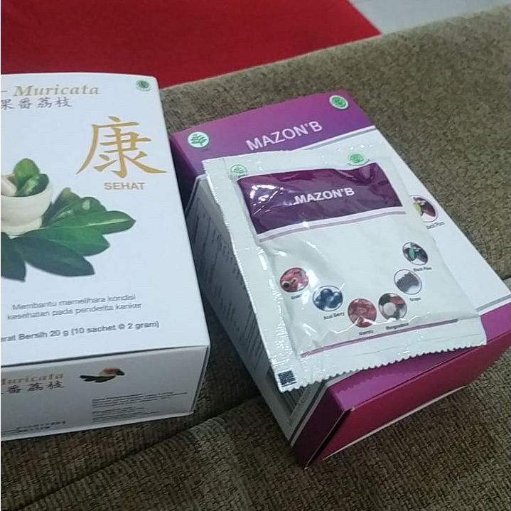 Obat K muricata Dan mazon b asli herbal 100% original kanker serviks jantung ginjal tumor kista hiv 