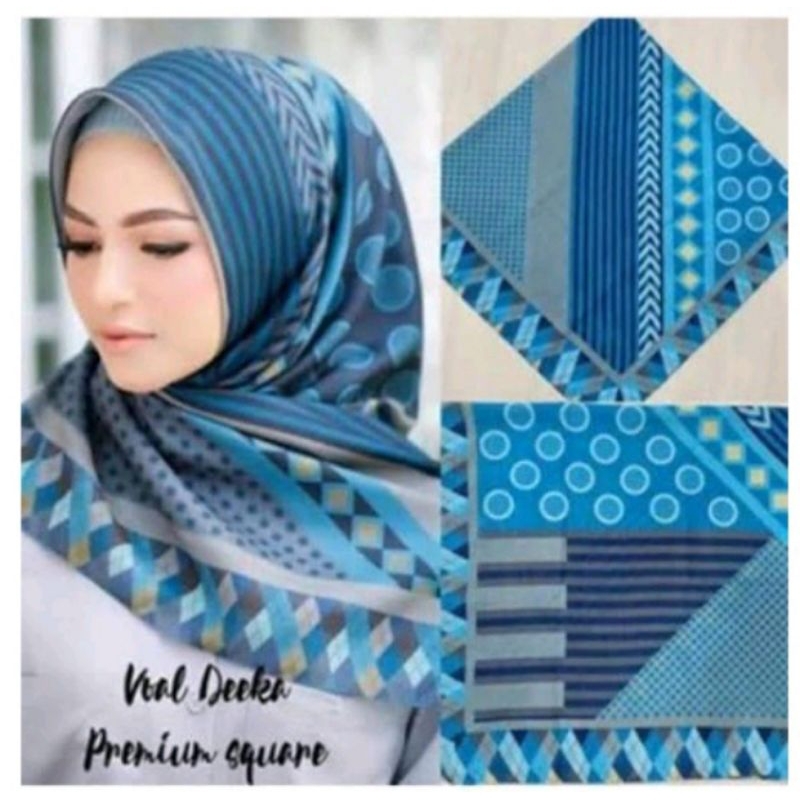 Bestseller Hijab Kerudung Segiempat Voal Laser cut Motif Nabila