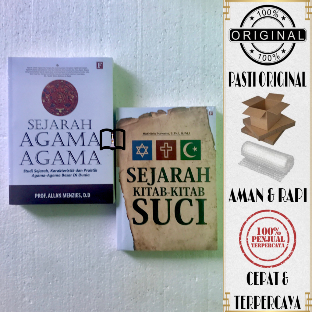 Paket Buku Sejarah Agama-Agama & Sejarah Kitab-Kitab Suci - 2 Buku Original