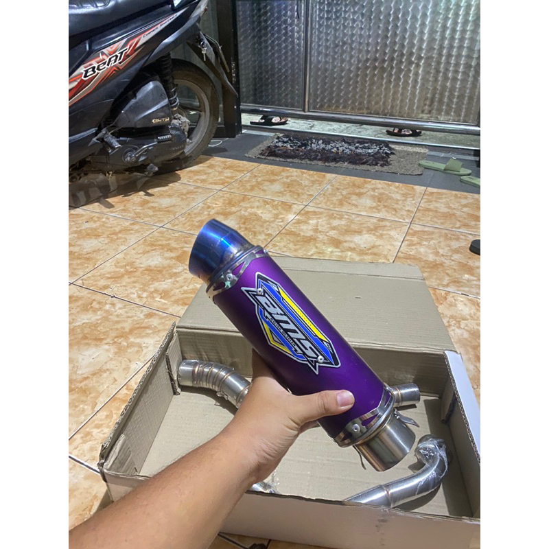 knalpot bms mx king model Thailand