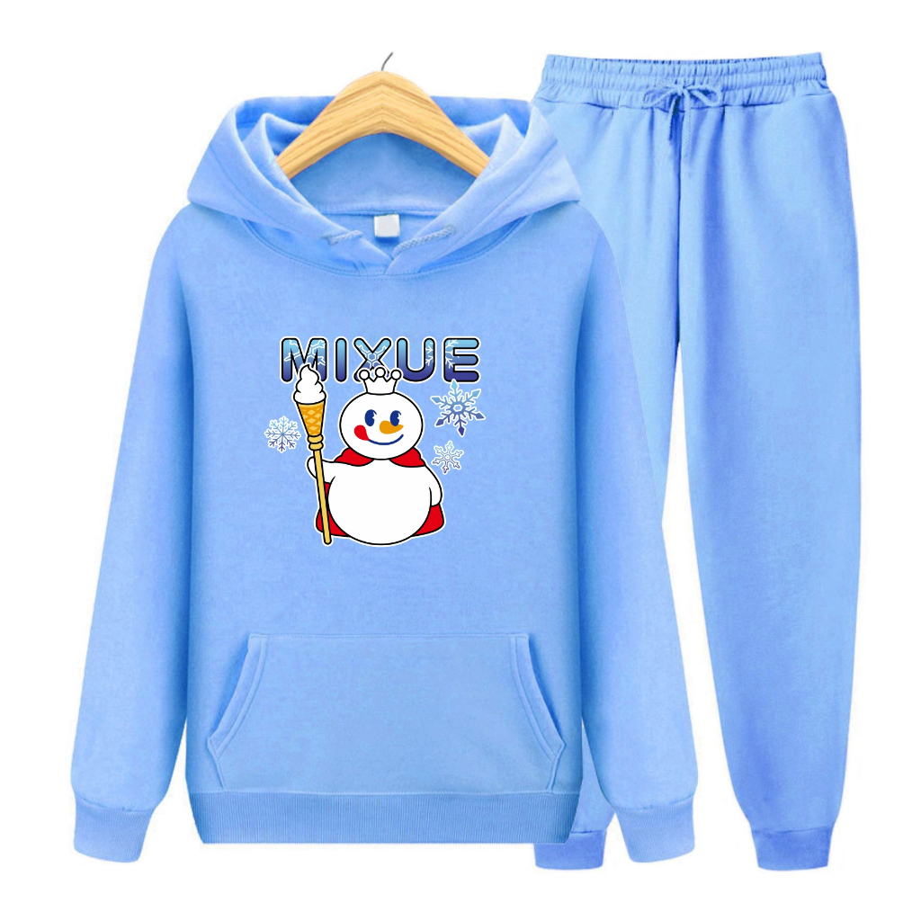 Sweater Hoodie Atasan Dan Setelan Anak MIXUE ICE CREAM Usia 4-14 Tahun Bisa Bayar Ditempat COD