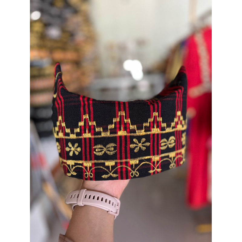 peci kopiah songkok tapis lampung perahu bordir mewah