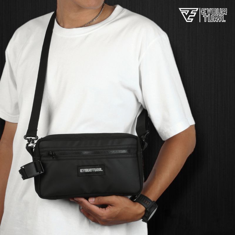 Tas selempang premium waterproof sling bag hand bag tas clutch bag tas Evourtura [ ASENSIO ]