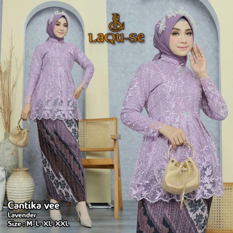 Set Kebaya Payet Kebaya Cantika Stelan Kebaya Modern Kebaya Payet Tangan Stelan Kebaya Pesta New Collection By Laquse Kebayaa