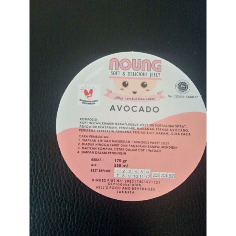 

Puding Noung Rasa Avocado 680 gram